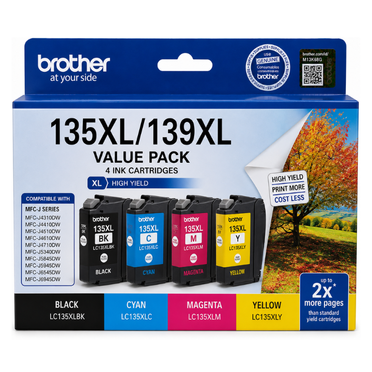 Brother 135/139XL Value Pack Image