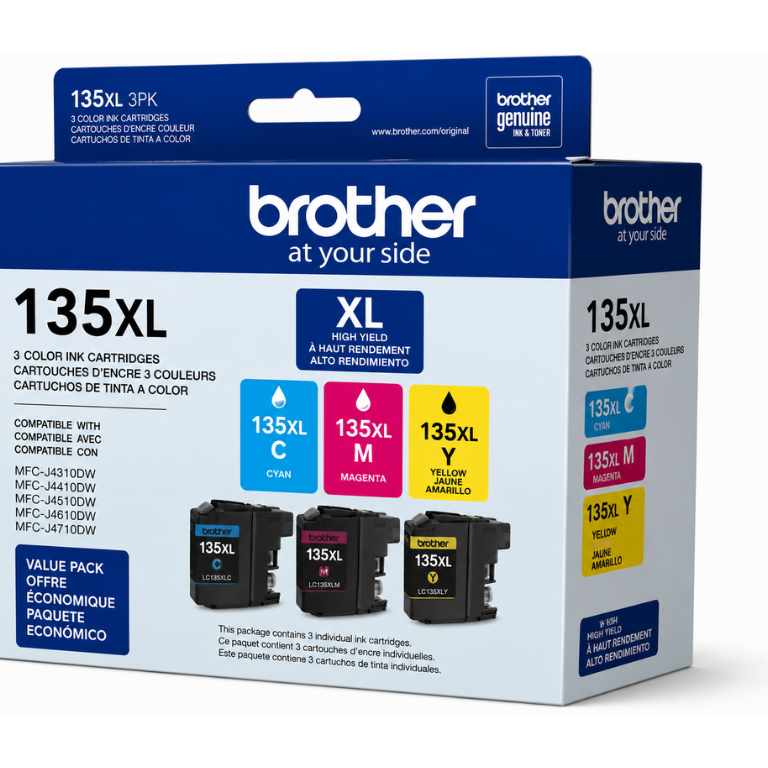 Brother LC-135XL Original 3 Color Value Pack Image