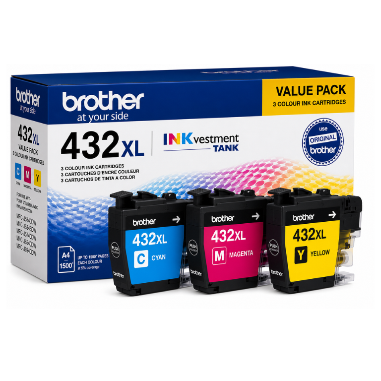 Brother LC-432XL Original 3 Colours Only Pack Image