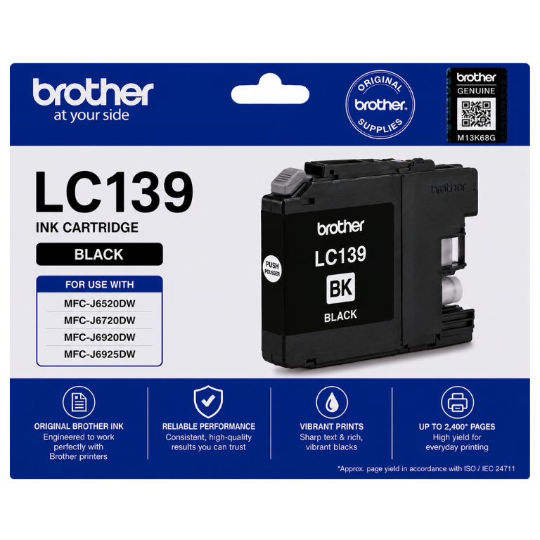 Brother Compatible LC-139 Black Image