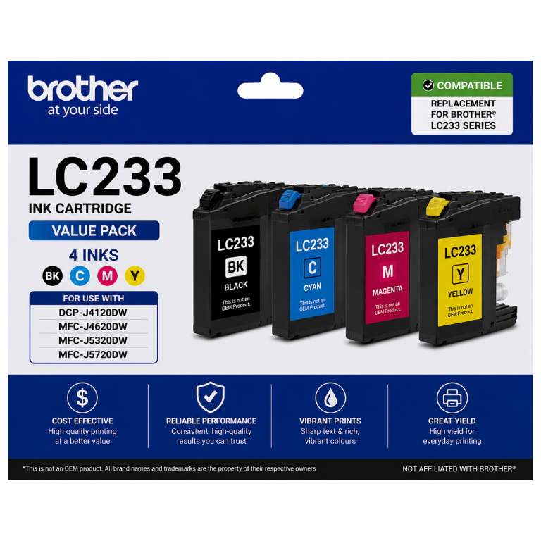 Brother LC 233 Compatible Value Pack Image