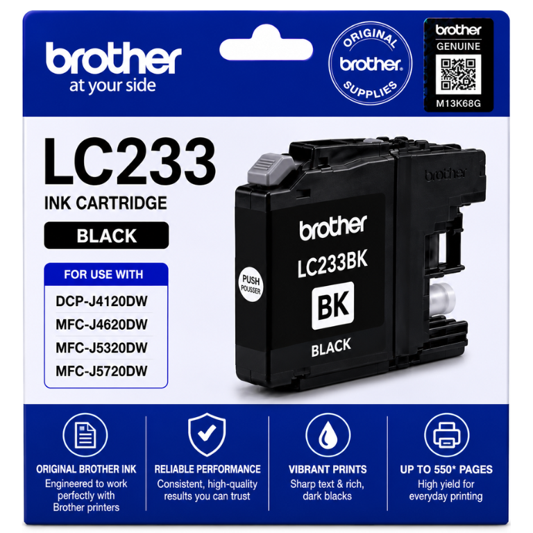 Brother LC-233 Original Black Image