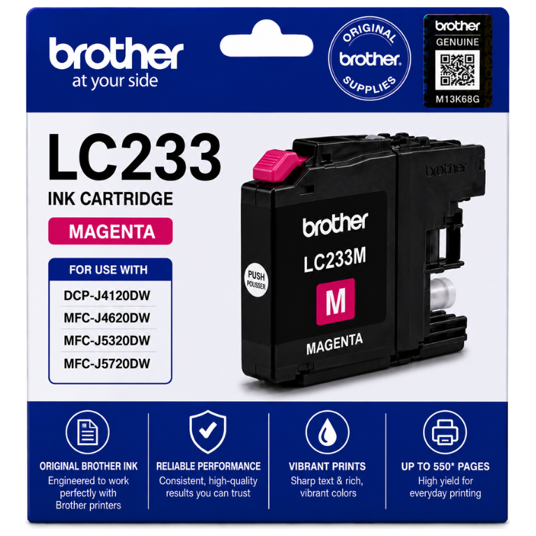 Brother LC-233 Original Magenta Image