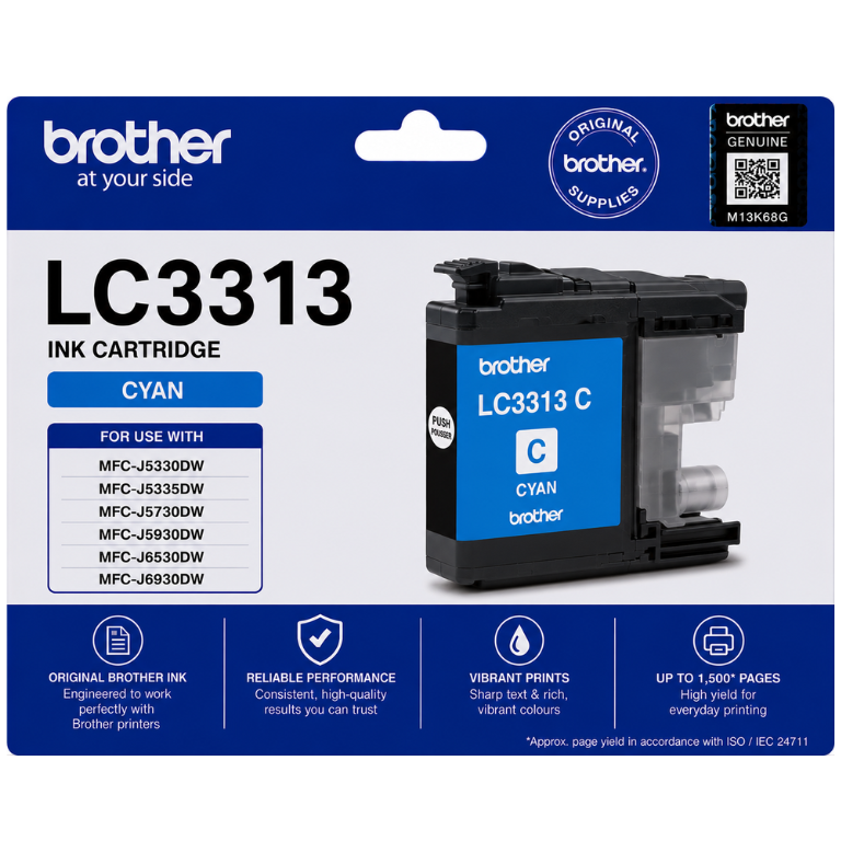 Brother LC 3313 Original Cyan Image