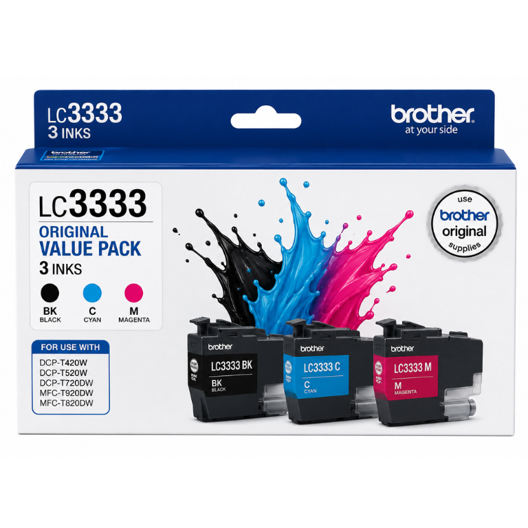 Brother LC 3333 Original Value Pack 3 INKS Image