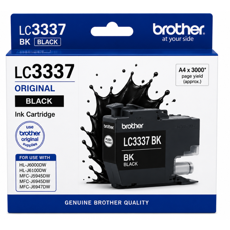 Brother LC 3337 Original Black Image