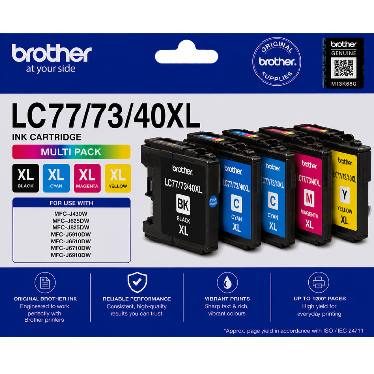 Brother LC 77/73/40 XL Multi Pack Image