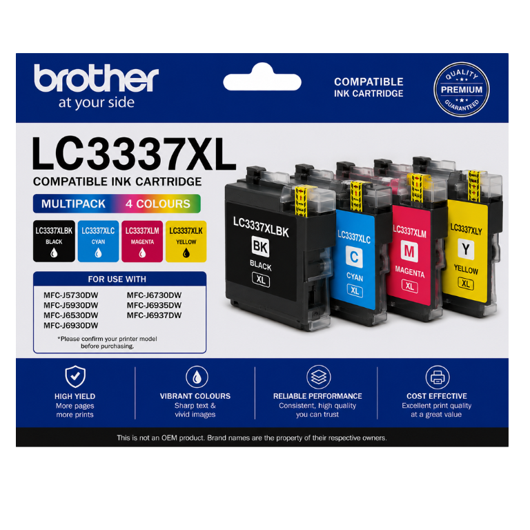 Brother LC3337XL Compatible Multipack Image