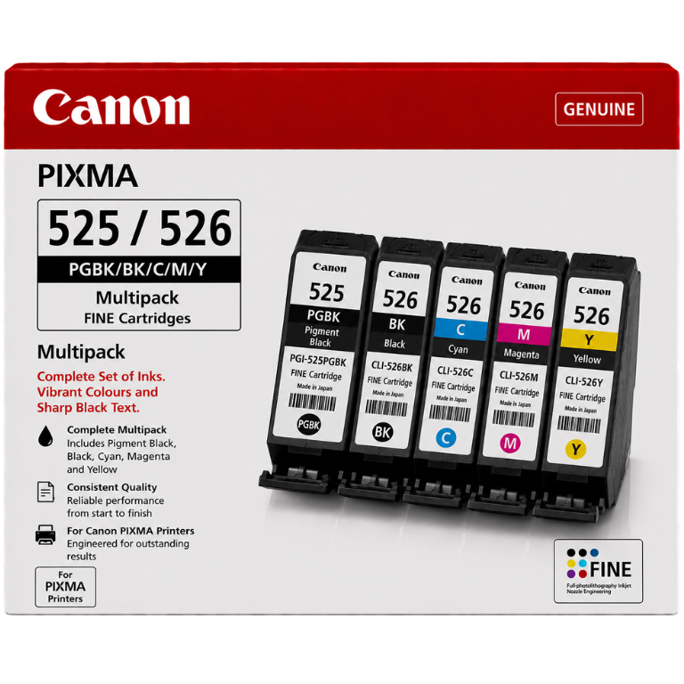 Canon 525 & 526 Multi Pack Image