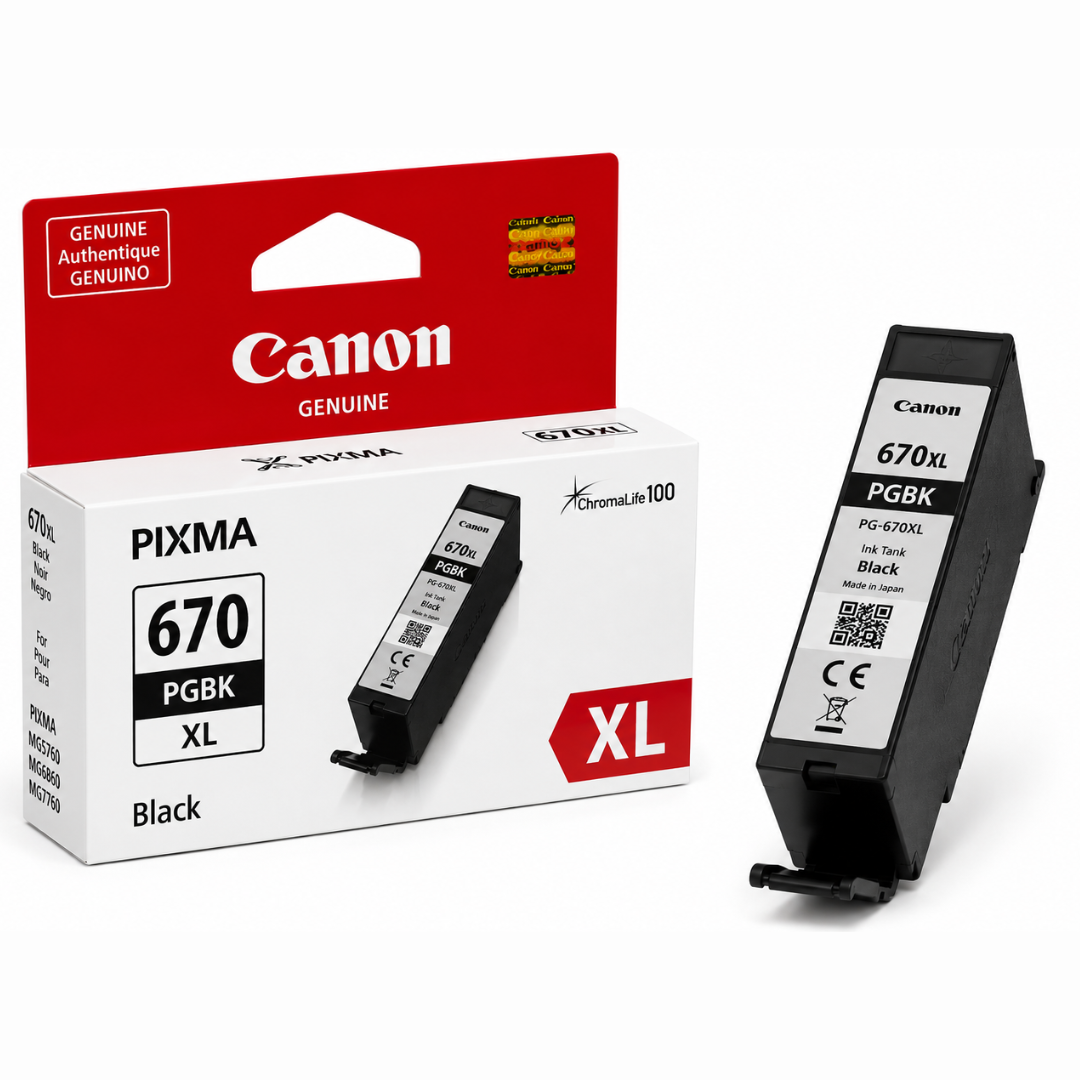 Canon PGI-670XL Black Genuine Ink Cartridge Image