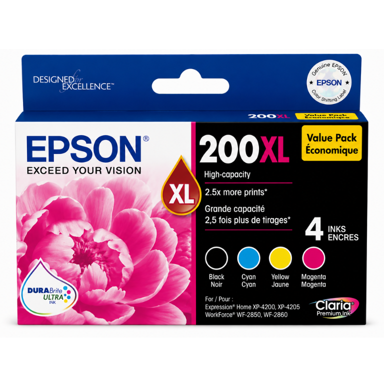 Epson 200XL Original Value Pack 4 INKS Image