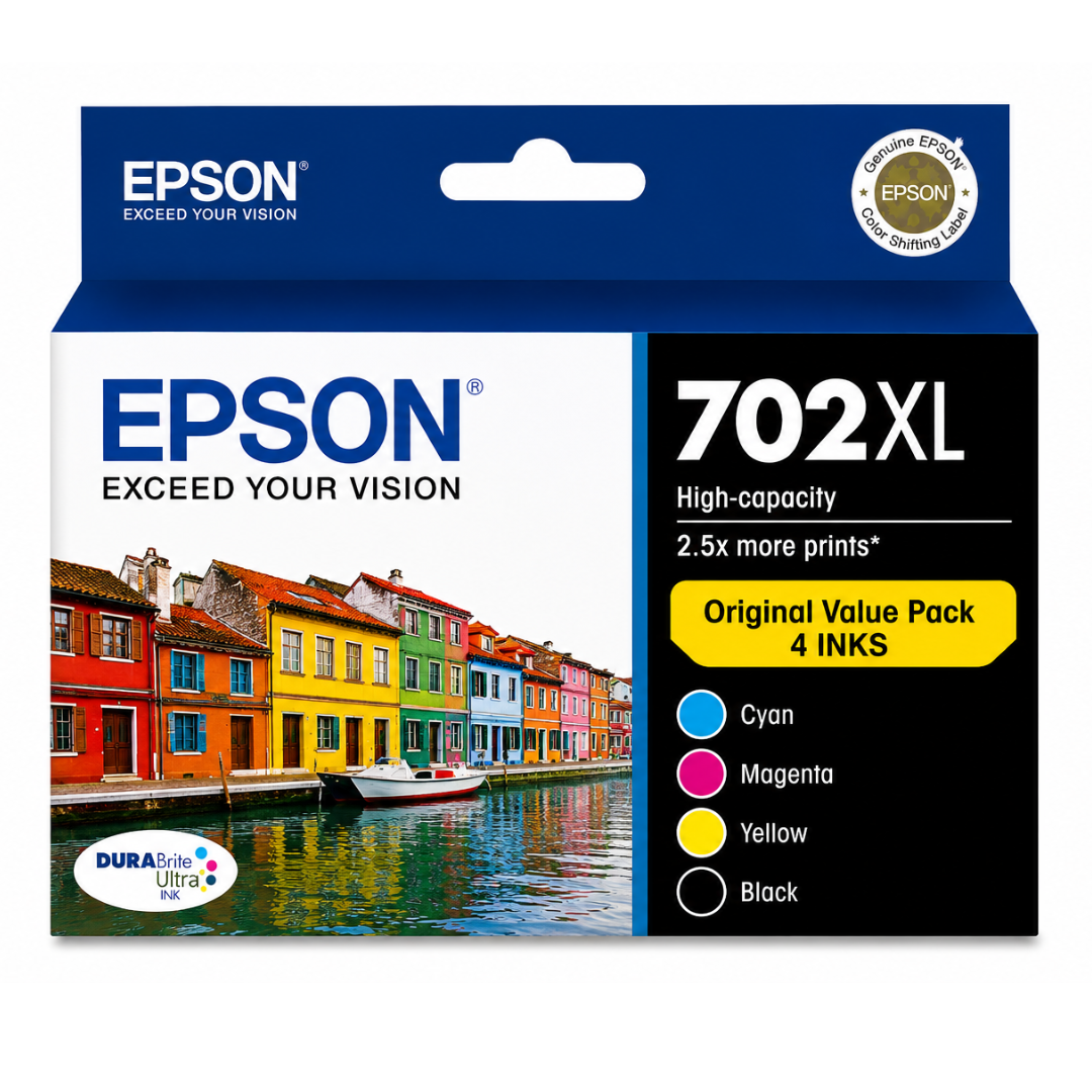 Epson 702XL Original Value Pack 4 INKS Image