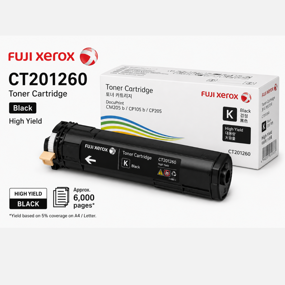 Fuji Xerox CT 201260 Blk H/Y Image