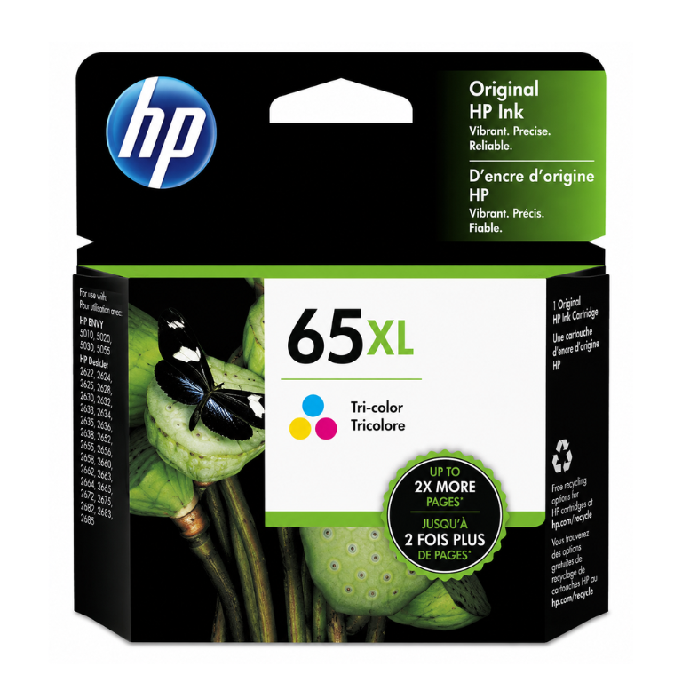 HP 65XL Original Tricolor Image