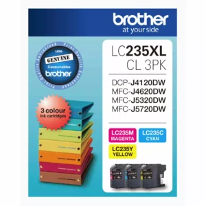Brother LC 235XL Original Value Pack 3 Inks