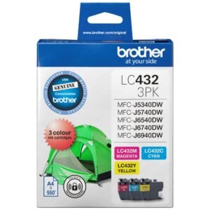 Brother LC 432 3 Pack Original