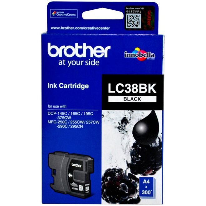 Brother LC38 Original Black Ink Cartridge