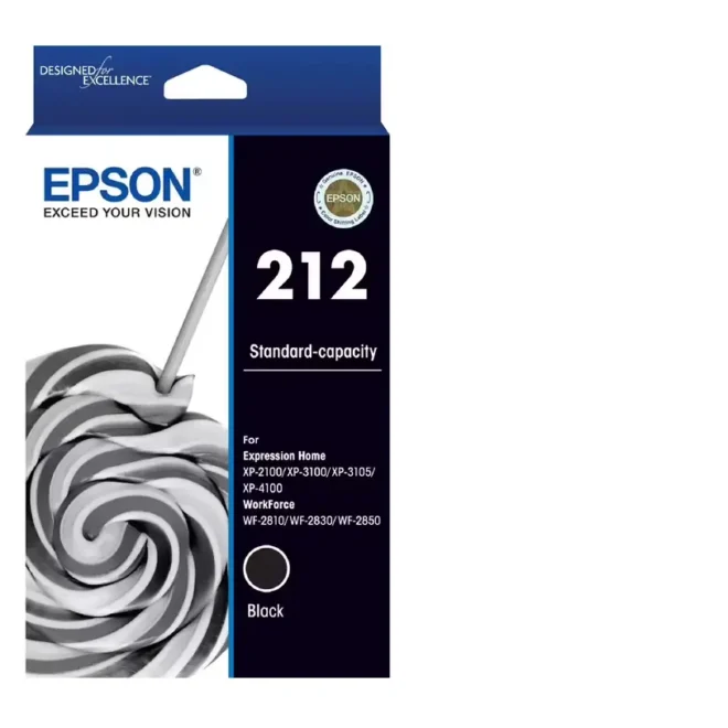 Epson 212 Genuine Black Ink Cartridge