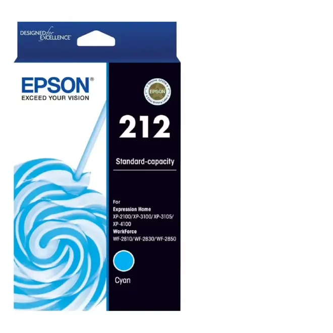 Epson 212 Genuine Cyan Ink Cartridge