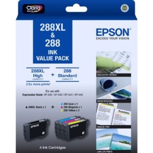 Epson 288XL and 288 Original Value Pack