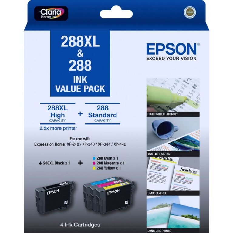 Epson 288XL and 288 Original Value Pack