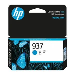 HP 937 Genuine Cyan Ink Cartridge