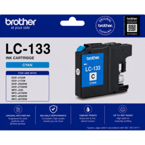 Brother LC-133 Cyan Genuine Ink Cartridge