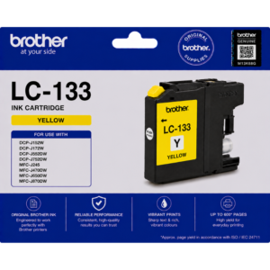 Brother LC-133 Yellow Genuine Ink Cartridge