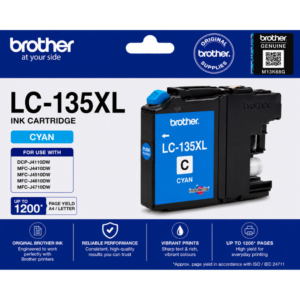 Brother LC-135XL Cyan Genuine Ink Cartridge