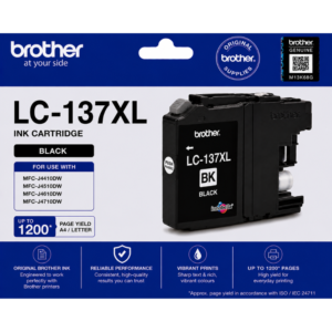 Brother LC-137XL Black Genuine Ink Cartridge