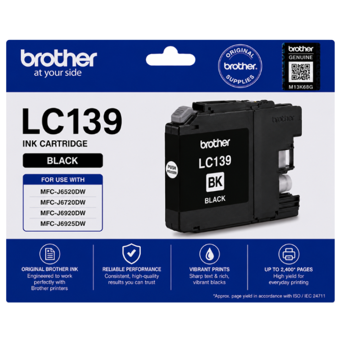 Brother LC 139 Black Brother LC 139 Black