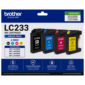 Brother LC 233 Compatible Value Pack