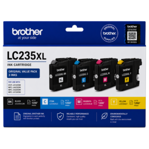 Brother LC 235XL Original Value Pack 3 Inks