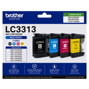 Brother LC 3313 Compatible Multipack 4 INKS