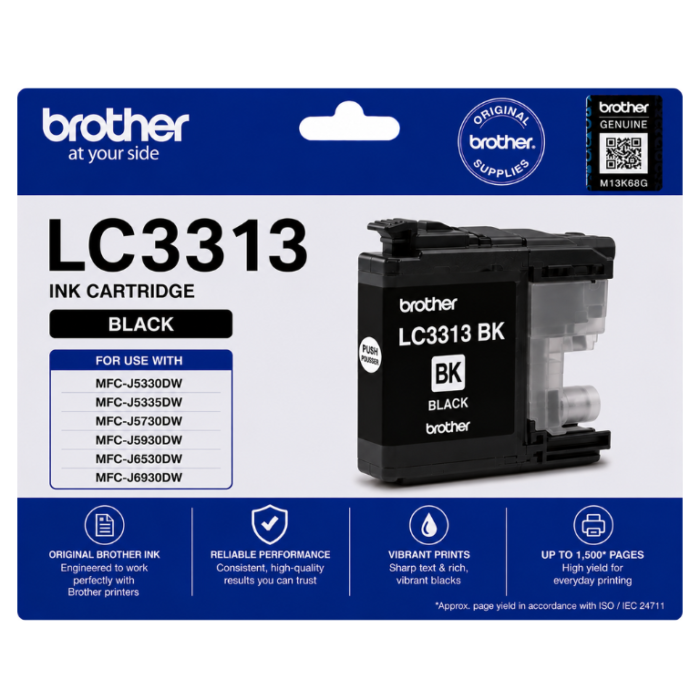 Brother LC 3313 Original Black Brother LC 3313 Original Black