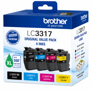 Brother LC 3317 Original Value Pack 4 INKS