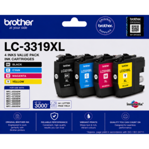 Brother LC-3319XL Original Value Pack 4 INKS