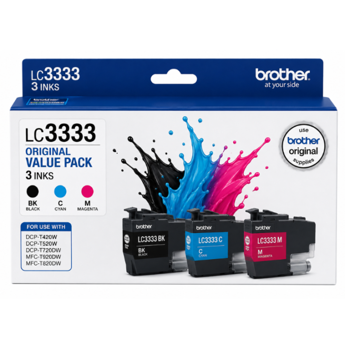 Brother LC 3333 Original Value Pack 3 INKS Brother LC 3333 Original Value Pack 3 INKS