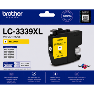 Brother LC-3339XL Yellow Genuine Ink Cartridge