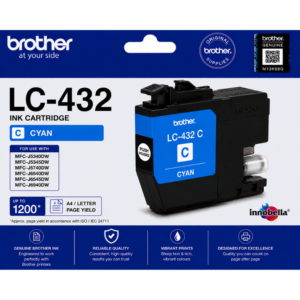 Brother LC-432 Cyan Genuine Ink Cartridge