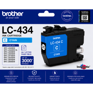 Brother LC-434 Cyan Genuine Ink Cartridge