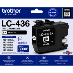 Brother LC-436 Black Genuine Ink Cartridge