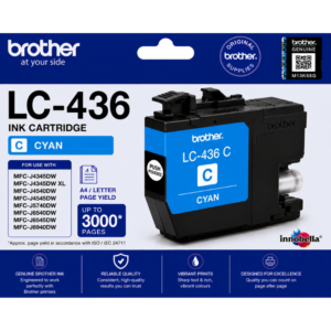 Brother LC-436 Cyan Genuine Ink Cartridge