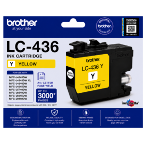 Brother LC-436 Yellow Genuine Ink Cartridge