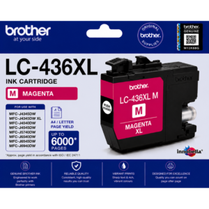 Brother LC-436XL Magenta Genuine Ink Cartridge