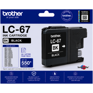 Brother LC-67 Black Genuine Ink Cartridge
