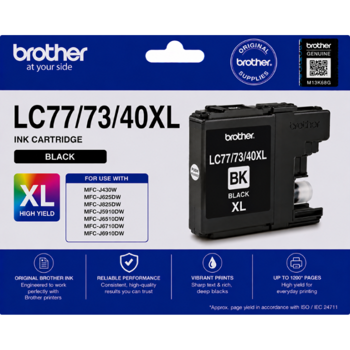 Brother LC 77/73/40XL Black