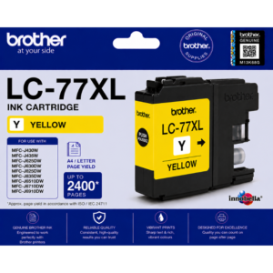 Brother LC-77XL Yellow Genuine Ink Cartridge