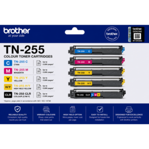 Brother TN-255 C/M/Y H/Y CLR
