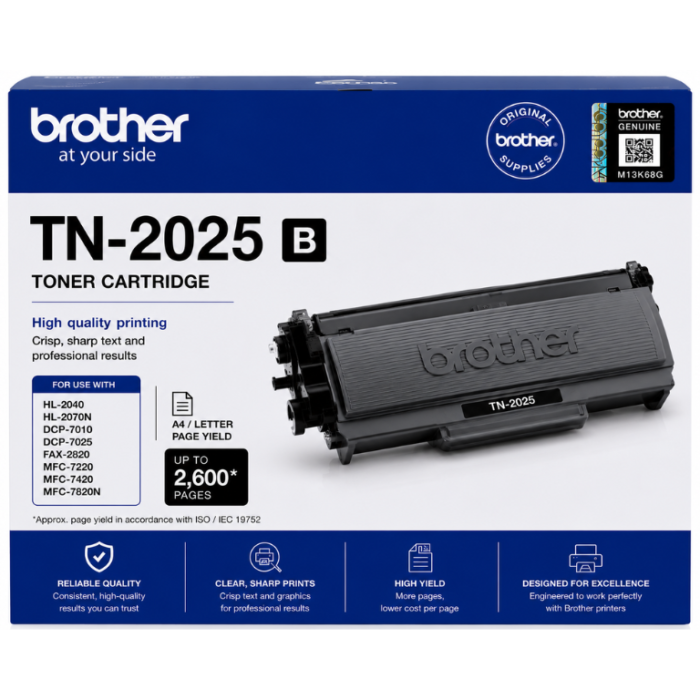 Brother Toner TN-2025 B
